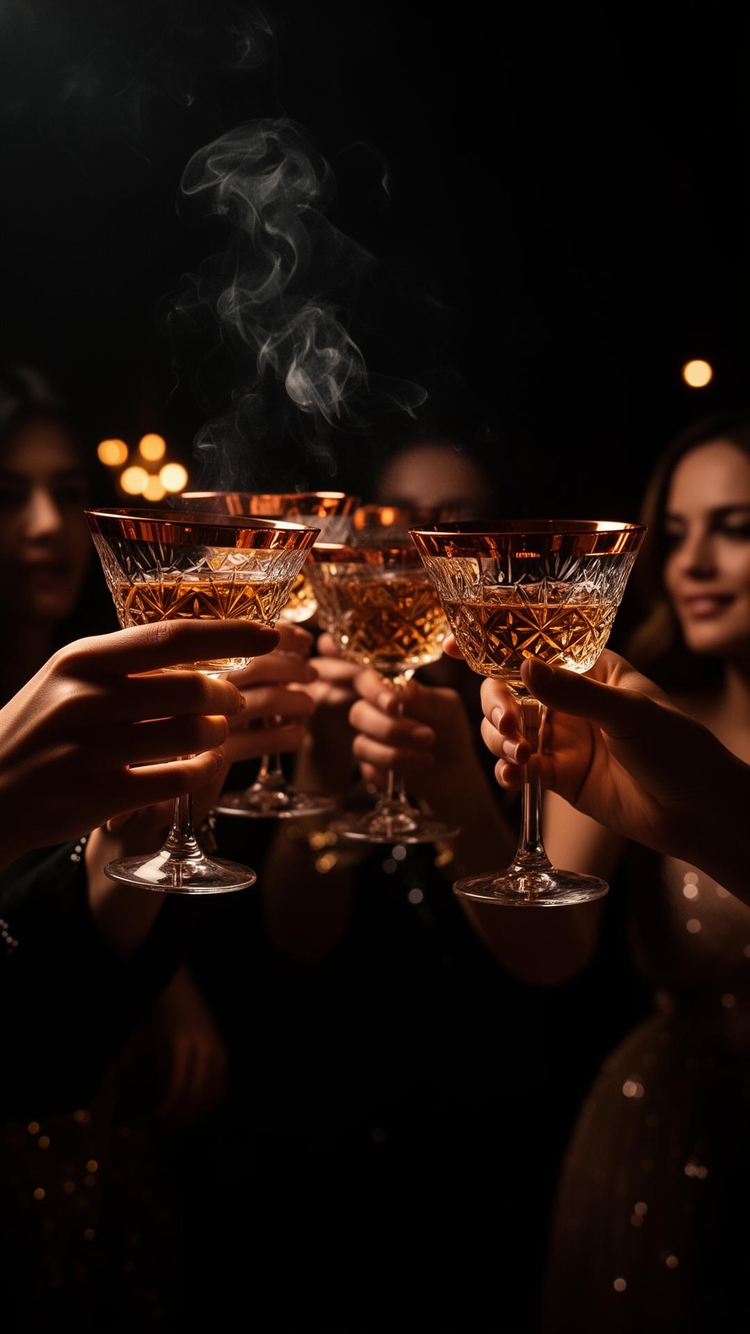 Ritual de coctelería de lujo